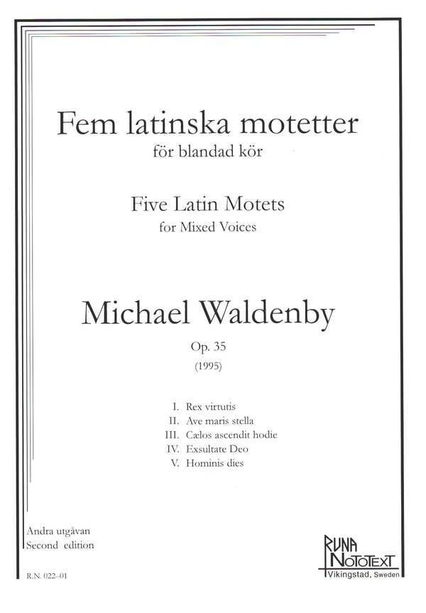 5 Latin Motets op.35