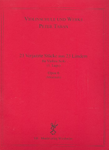 23 verjazzte Stücke aus 23 Ländern op.6