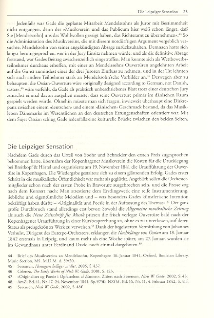 Niels W. Gade und der 'nordische Ton' ein musikalischer Präzedenzfal