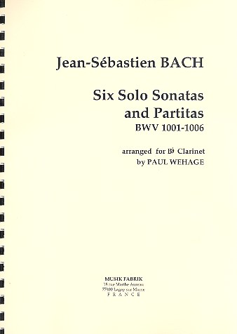 6 Sonaten und Partiten BWV1001-BWV1006