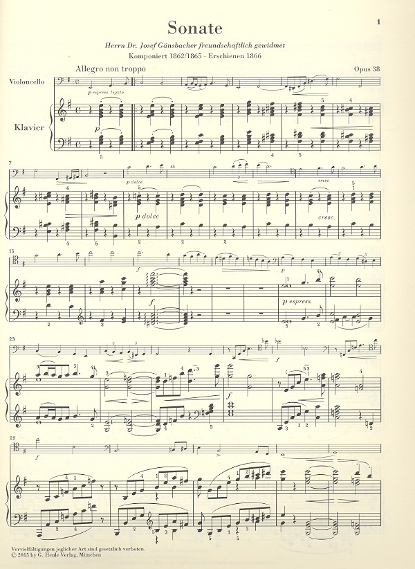 Sonate e-Moll op.38