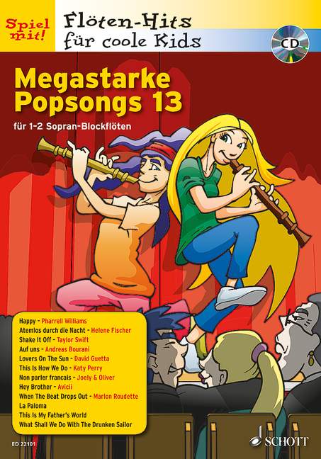 Megastarke Popsongs Band 13 (+CD)