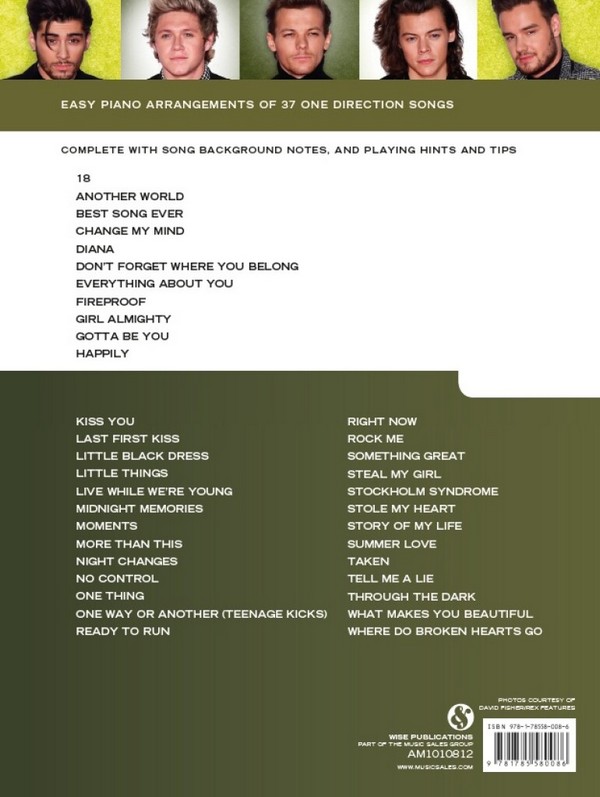The big One Direction Songbook: