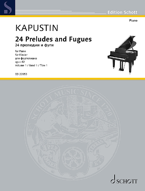 24 Präludien und Fugen op.82 Band 1 (Nr.1-12)
