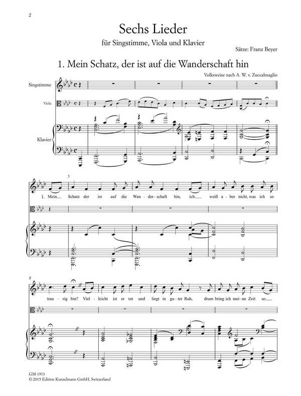 6 Lieder