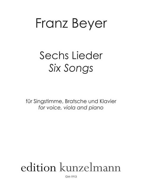 6 Lieder