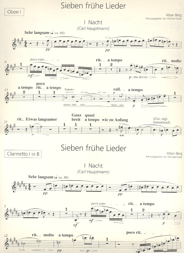 7 frühe Lieder