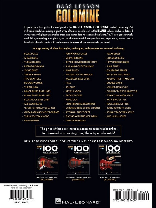 100 Blues Lessons (+Online Audio)