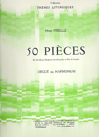 50 Pièces sur des thèmes liturgiques des dimanches et fêtes de l'année