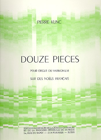 12 Pièces sur des Noëls francais