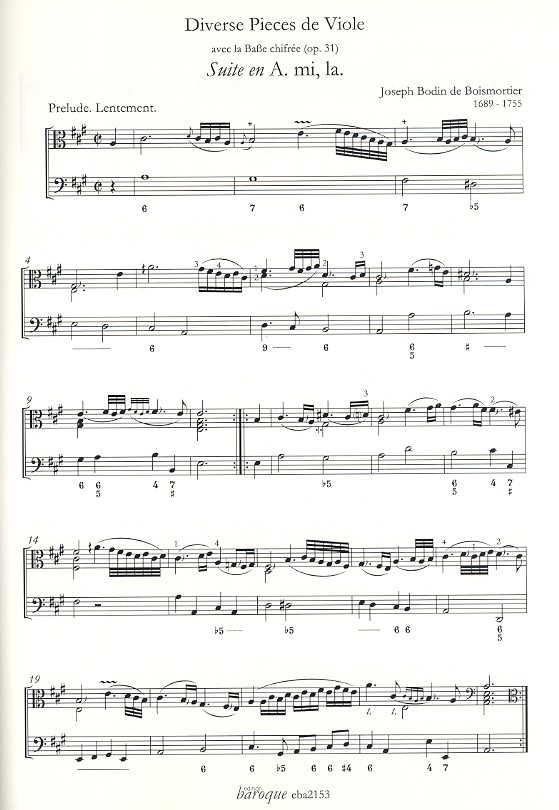 Diverses pièces de viole op.31 Band 2