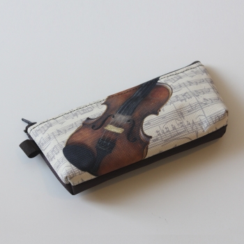 Stift-Etui Violine 20x10 cm