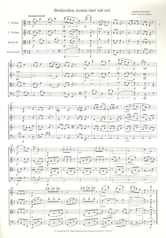 Hänsel und Gretel (Auszüge)