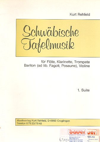 Schwäbische Tafelmusik Suite Nr.1