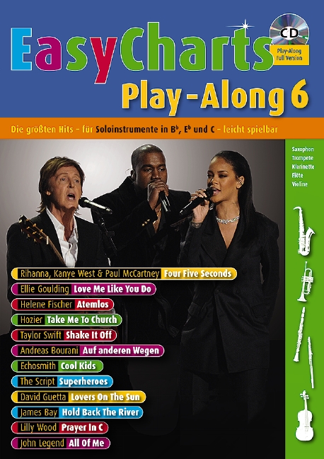 Easy Charts Playalong Band 6 (+CD):