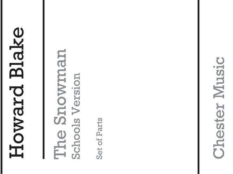 The Snowman - Schools Version op.369