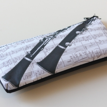 Stift-Etui Klarinette 20x10 cm