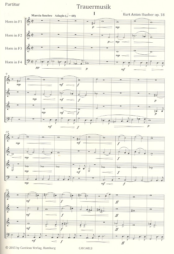 Trauermusik op.18