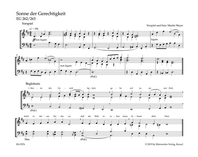 Kleine Choralvorspiele und Begleitsätze - Gottesdienst - Ökumene bis biblische Erzähllieder  