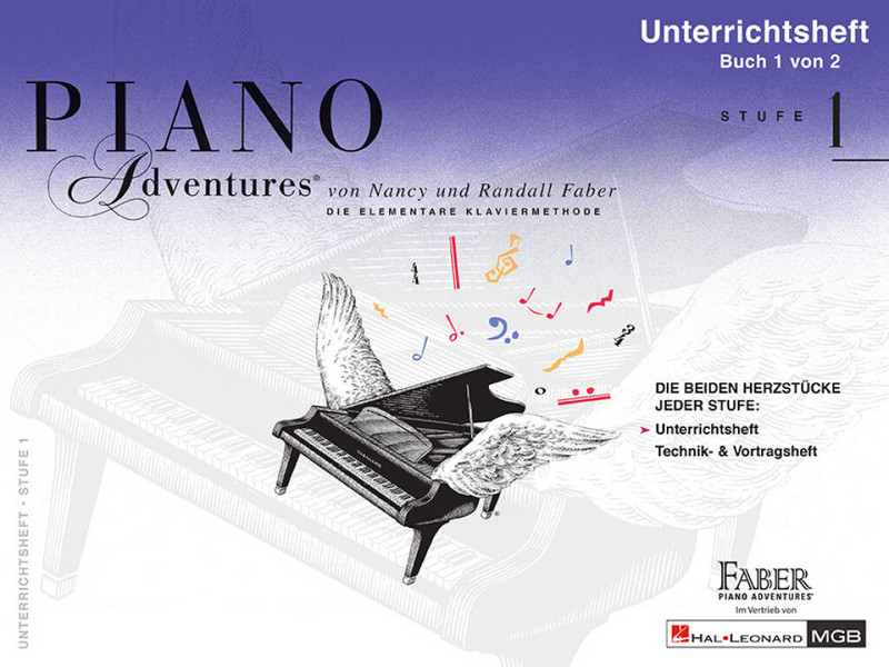 Piano Adventures Stufe 1 - Unterrichtsheft Band 1 (+Online Audio)