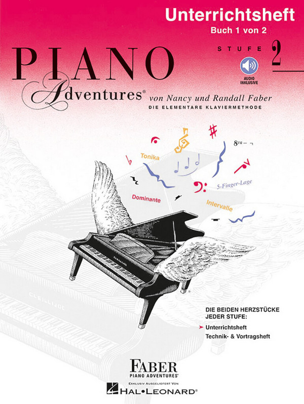 Piano Adventures Stufe 2 -  Unterrichtsheft Band 1 (+Online Audio)