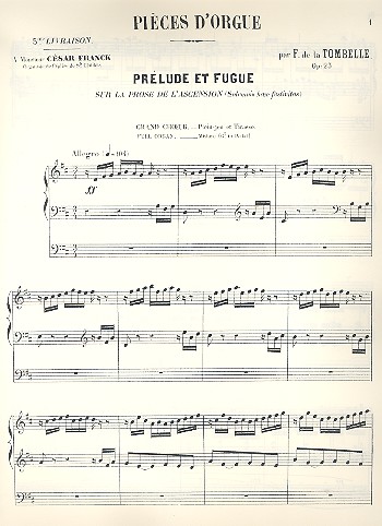 Pièces d'orgue op.23 vol.5
