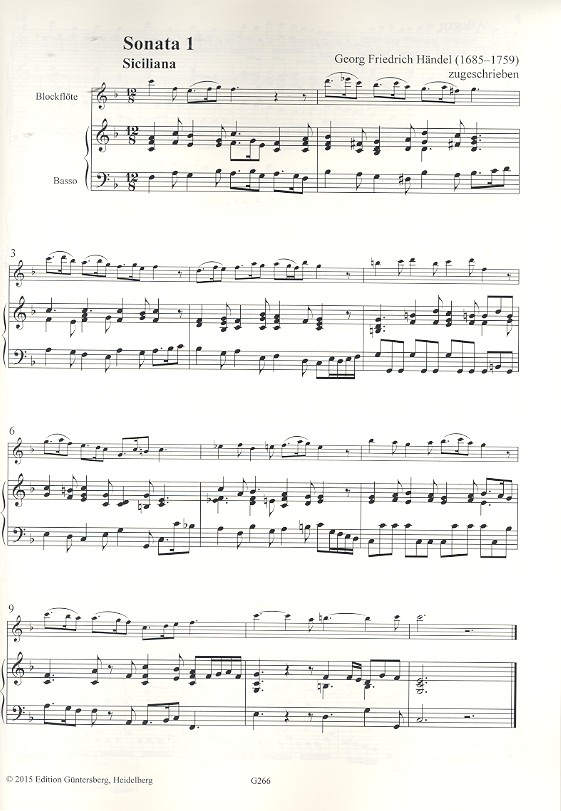 12 Kasseler Sonaten Band 1 (Nr.1-4)