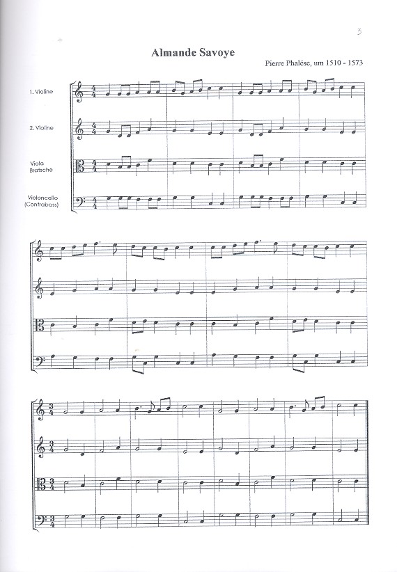 Löwener Tanzbuch von Pierre Phalèse