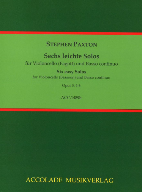 6 leichte Solos op.3 Band 2 (Nr.4-6)