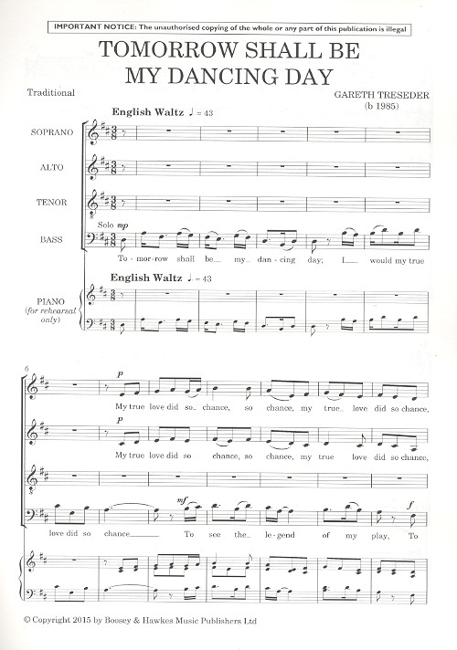 Tomorrow shall be my Dancing Day