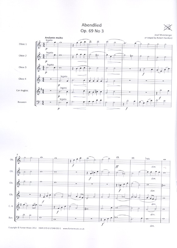 Abendlied op.69,3