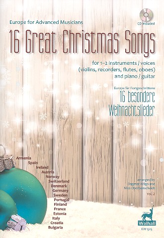 16 besondere Weihnachtslieder (+CD)