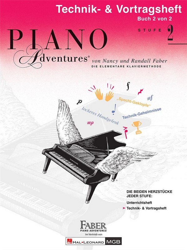 Piano Adventures Stufe 2 - Technik- und Vortragsheft Band 2