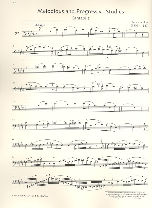 40 melodische und progressive Etüden op.31 Band 2 (Nr.23-40)