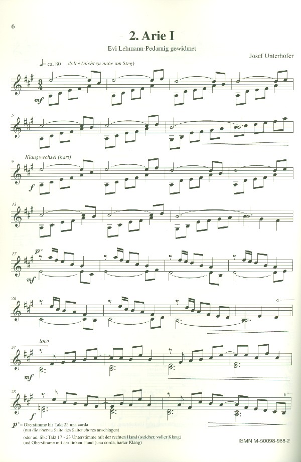 Musik für Hackbrett solo