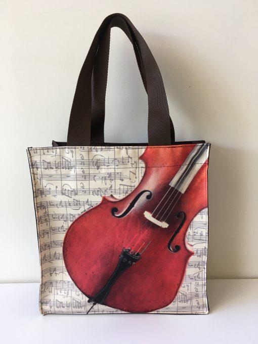 Nylon-Tasche mit Boden Violoncello 33x33x13 cm