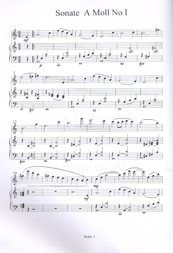 Sonate a-Moll Nr.1