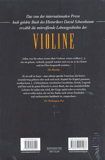 Die Violine Eine Kulturgeschichte des vielseitigsten Instruments der W