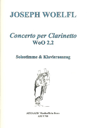Konzert für Klarinette und 9 Bläser  WoO2,2