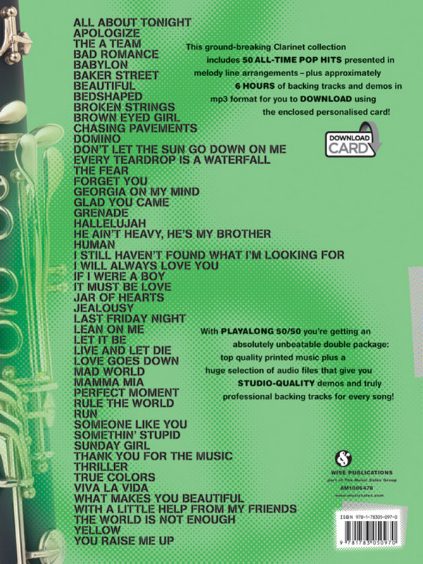 50 Pop-Hits (+Download-Card):