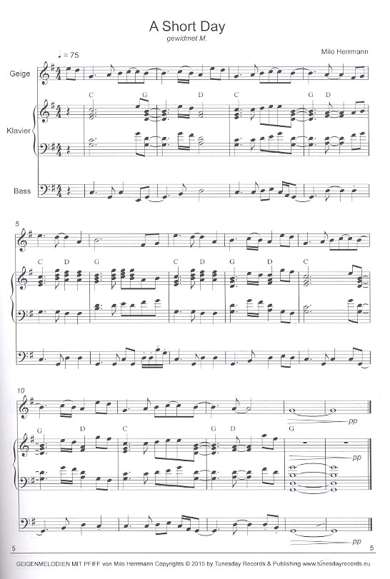 Geigenmelodien mit Pfiff (+mp3-Download)