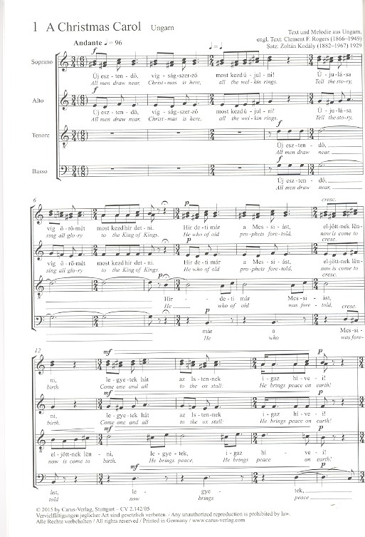 Weihnachtslieder aus aller Welt