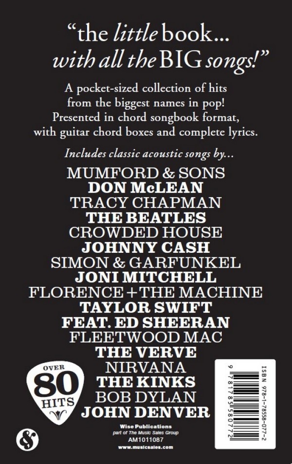 The little black Songbook: Great Acoustic Songs
