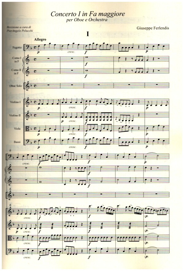 Concerto in fa maggiore no.1