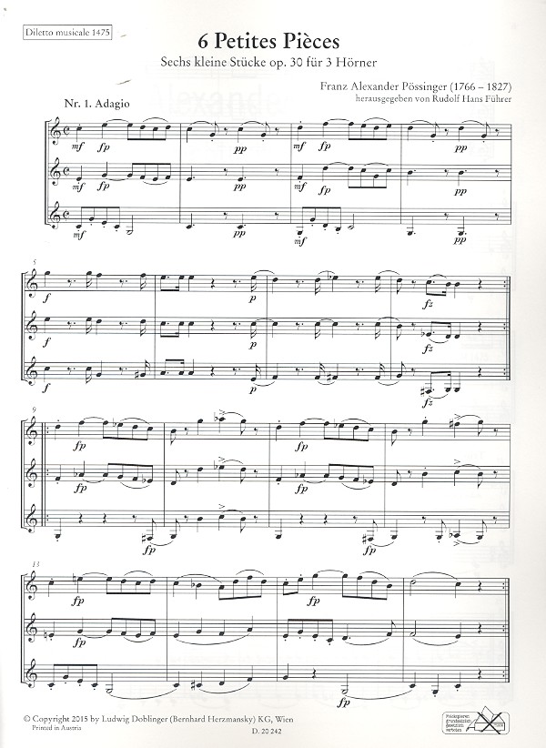 6 kleine Stücke op.30