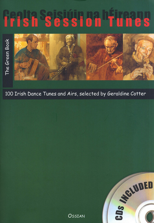 Irish Session Tunes - the green Book (+2 CD's):