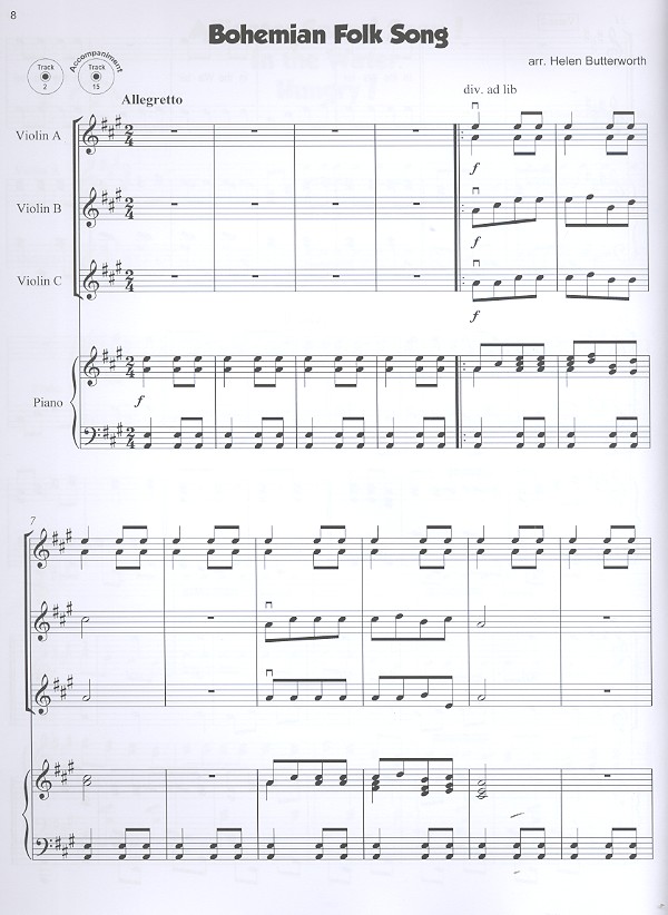 Gems for Beginner Violin Groups (+CD)