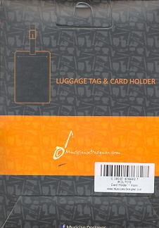 Kofferanhänger Kunstleder Violine