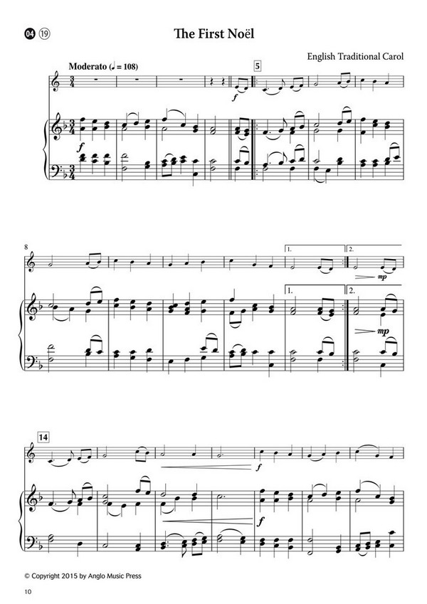 15 easy Christmas Carols (+CD)