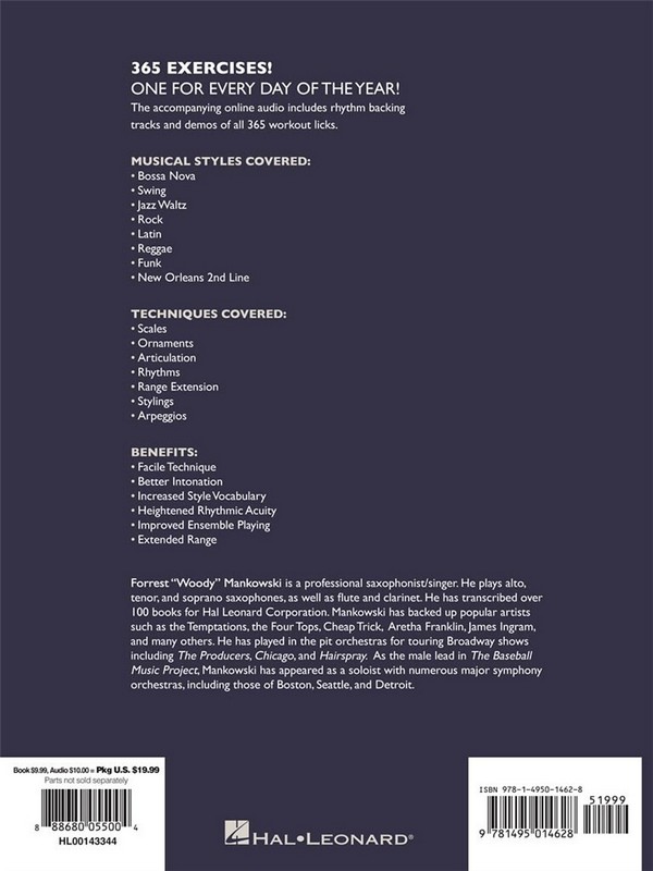 Saxophone Aerobics (+Audio Access):